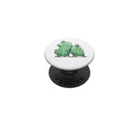 Divertente Cactus Abbracciare Amore Hugger Valentine PopSockets PopGrip Adesivo