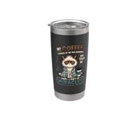 Divertente caffè amante mattina caffeina tossicodipendente caffè umorismo Bicchiere termico in acciaio inox doppia parete