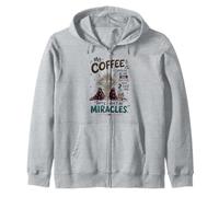 Divertente caffè Amante Mattina Caffeina tossicodipendente caffè Umorismo Felpa con Cappuccio