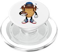 Divertente Calcio Ice Cream Cup Cartoon Mascotte PopSockets PopGrip per MagSafe
