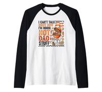 Divertente Caldo papà roba Grigliare Barbecue Cookout Maglia con Maniche Raglan