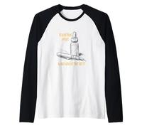 Divertente Calligrafia Gioco di Parole Un Pennino sopra Il Resto Maglia con Maniche Raglan