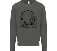 Divertente Cambiamento Climatico Mantieni Il Pianeta Pulito Felpa Per Bambini