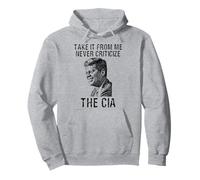 Divertente Camicia cospirazione JFK CIA Felpa con Cappuccio