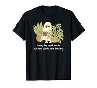 Divertente Camicia da Giardinaggio Fantasma I May Be Dead Inside Not My Plants Maglietta