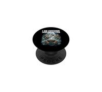 Divertente camicia di granchio I Am Awesome Ocean Meme per i cacciatori di granchi PopSockets PopGrip Adesivo