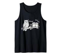 Divertente Camicia grammaticale Gufo per Insegnanti di Inglese e Nerd di Parole Canotta