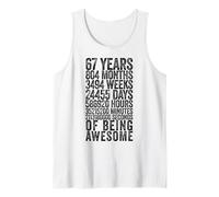 Divertente Camicia per 67° Compleanno Old Meter Divertente 67 Anni Regali Canotta