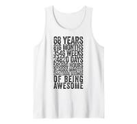 Divertente Camicia per 68° Compleanno Old Meter Divertente 68 Anni Regali Canotta