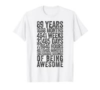 Divertente Camicia per 89° Compleanno Old Meter Divertente 89 Anni Regali Maglietta