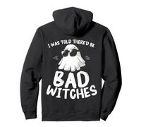 Divertente Camicia per Halloween Streghe Cattive da Uomo in Costume da Fantasma Felpa con Cappuccio