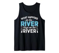 Divertente camicia River Cosa succede sul fiume Canotta