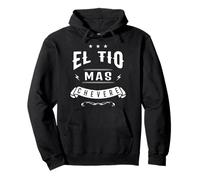 Divertente Camicia Spagnola - El TIO mas Chevere - Camicia Zio Felpa con Cappuccio