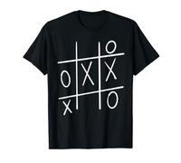 Divertente camicia Tic Tac Toe Halloween Noughts and Crosses camicia Maglietta