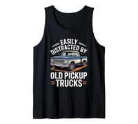 Divertente Camion Proprietario Pickup Camion Autista Appassionato Vintage Canotta