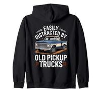 Divertente Camion Proprietario Pickup Camion Autista Appassionato Vintage Felpa con Cappuccio