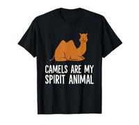 Divertente cammello deserto Egitto cammelli sono il mio spirito animale Maglietta