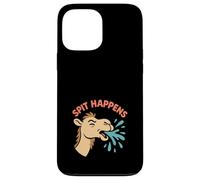 Divertente cammello Meme Sputare Umorismo Eccentrico Desert Animal Squad Custodia per iPhone 13 Pro Max
