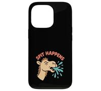 Divertente cammello Meme Sputare Umorismo Eccentrico Desert Animal Squad Custodia per iPhone 13 Pro
