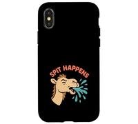 Divertente cammello Meme Sputare Umorismo Eccentrico Desert Animal Squad Custodia per iPhone X/XS