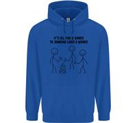 Divertente Campeggio Weiner Bambini Felpa con Cappuccio