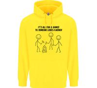 Divertente Campeggio Weiner Bambini Felpa con Cappuccio