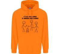 Divertente Campeggio Weiner Bambini Felpa con Cappuccio