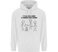 Divertente Campeggio Weiner Bambini Felpa con Cappuccio