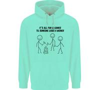 Divertente Campeggio Weiner Bambini Felpa con Cappuccio