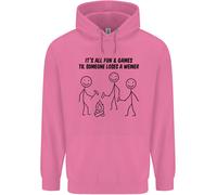 Divertente Campeggio Weiner Bambini Felpa con Cappuccio