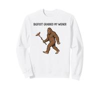 Divertente Camping Sasquatch Bigfoot afferrato Il Mio Wiener Felpa