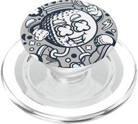 Divertente campione di palline da golf animate da re eroe, regalo per golfisti PopSockets PopGrip per MagSafe