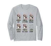 Divertente Cane Beagle obbedisce Solo Scherzo di addestramento Maglia a Manica