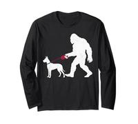 Divertente Cane Bigfoot Walking Great Dane, Stile retrò Maglia a Manica