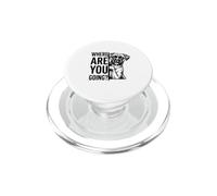 divertente cane boxer dove stai andando? PopSockets PopGrip per MagSafe
