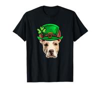Divertente cane Bull Terrier per il giorno di San Patrizio Maglietta