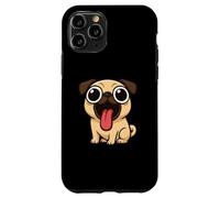 Divertente Cane Cartoon Grandi Occhi Lingua Fuori Custodia per iPhone 11 Pro
