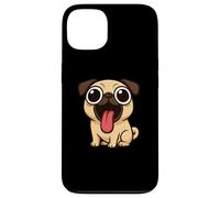 Divertente Cane Cartoon Grandi Occhi Lingua Fuori Custodia per iPhone 13
