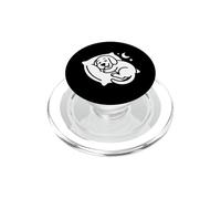 Divertente cane che dorme accogliente notte relax carino animale sonno PopSockets PopGrip per MagSafe