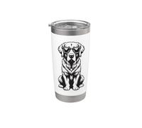 Divertente cane Chesapeake Bay Retriever con occhiali da sole Bicchiere termico in acciaio inox doppia parete