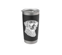 Divertente cane Chesapeake Bay Retriever con occhiali da sole Bicchiere termico in acciaio inox doppia parete