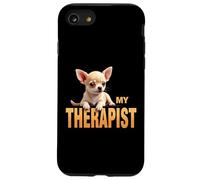 Divertente cane chihuahua con cucciolo di chi chichi, il mio terapeuta Custodia per iPhone SE (2020) / 7/8