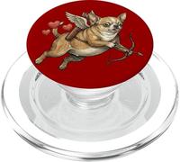 Divertente cane Chihuahua Cupido con arco e freccia San Valentino PopSockets PopGrip per MagSafe