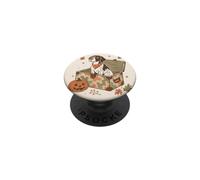 Divertente cane da caccia Halloween zucca autunno Hunter PopSockets PopGrip Adesivo
