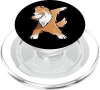 Divertente cane da pastore delle Shetland Dabbing PopSockets PopGrip per MagSafe