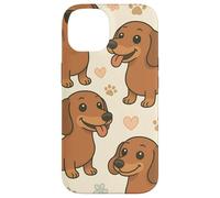 Divertente cane da salsiccia a forma di bassotto Custodia per iPhone 14