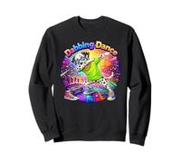 Divertente Cane Dabbing Danza Hip Hop Rap Party Felpa