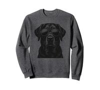 Divertente Cane Labrador Retriever Nero Felpa