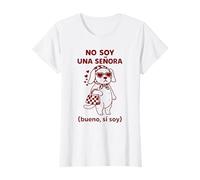 Divertente Cane Meme No Soy Una Señora Scherzo Spagnolo Maglietta