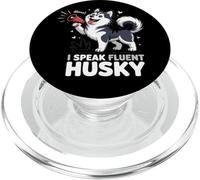 Divertente cane parlante drammatico Siberian PopSockets PopGrip per MagSafe